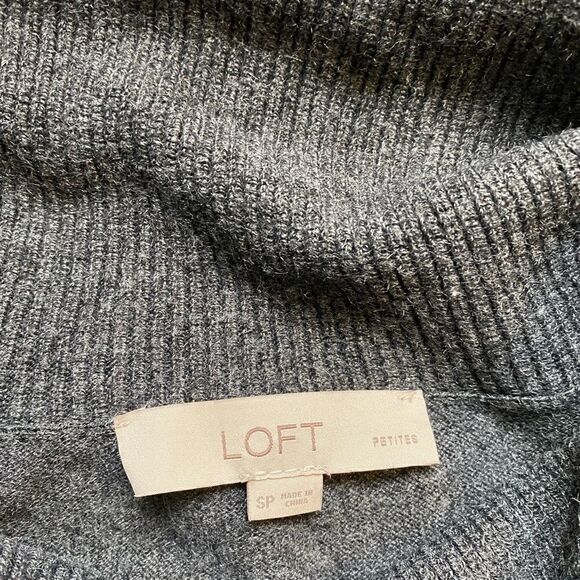 Women’s Gray Loft Cowl Neck Sweater - Picture 3 of 3